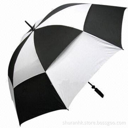 Golf Windproof Umbrella with 190T Polyester Fabric